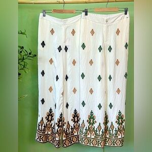 Embroidered Trouser Pants